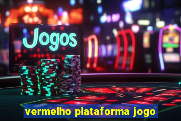 vermelho plataforma jogo