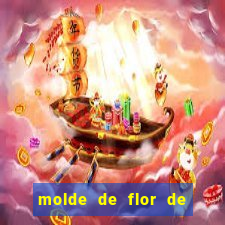 molde de flor de eva grande para imprimir