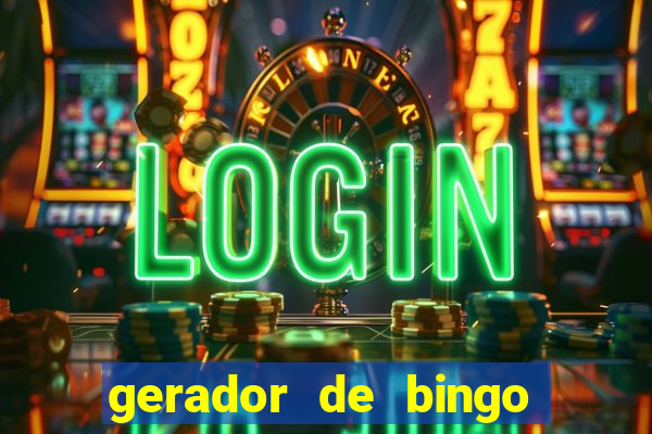 gerador de bingo de palavras