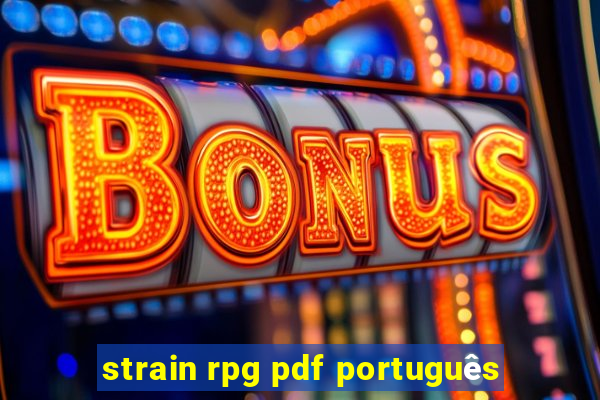 strain rpg pdf português