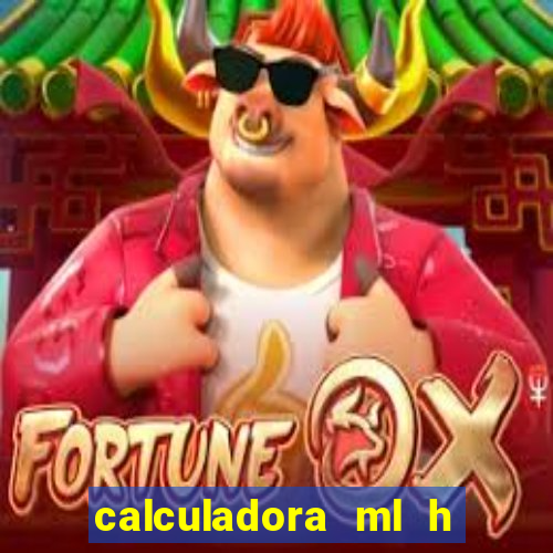 calculadora ml h para mcg kg min