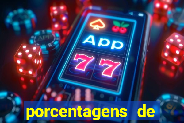 porcentagens de jogos pagantes