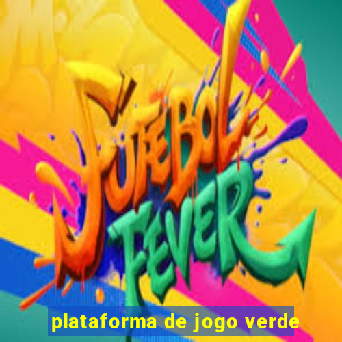 plataforma de jogo verde